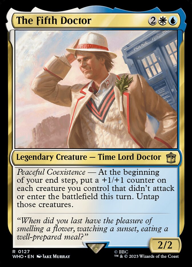 The Fifth Doctor (Universes Beyond: Doctor Who)  - Foil | Good Games North