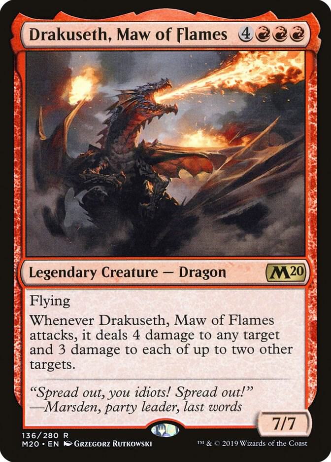 Drakuseth Maw of Flames (Core Set 2020)  | Good Games North