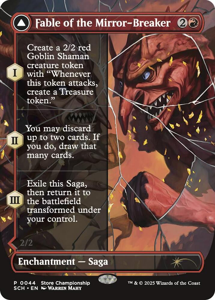 Fable of the Mirror-Breaker 44/49 (Game Day & Store Championship Promos)  - Borderless Foil | Good Games North
