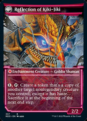 Fable of the Mirror-Breaker // Reflection of Kiki-Jiki (Showcase Soft Glow) [Kamigawa: Neon Dynasty] | Good Games North