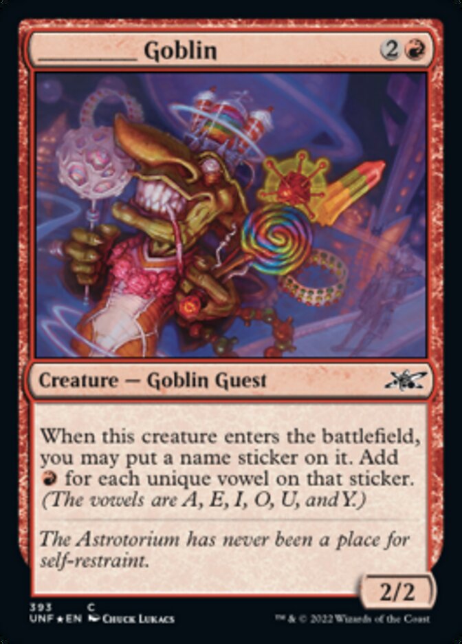 _____ Goblin (Galaxy Foil) [Unfinity] | Good Games North