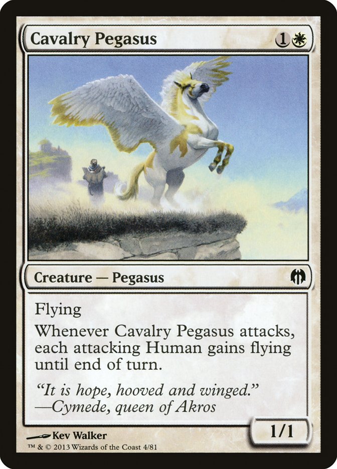 Cavalry Pegasus [Duel Decks: Heroes vs. Monsters] | Good Games North