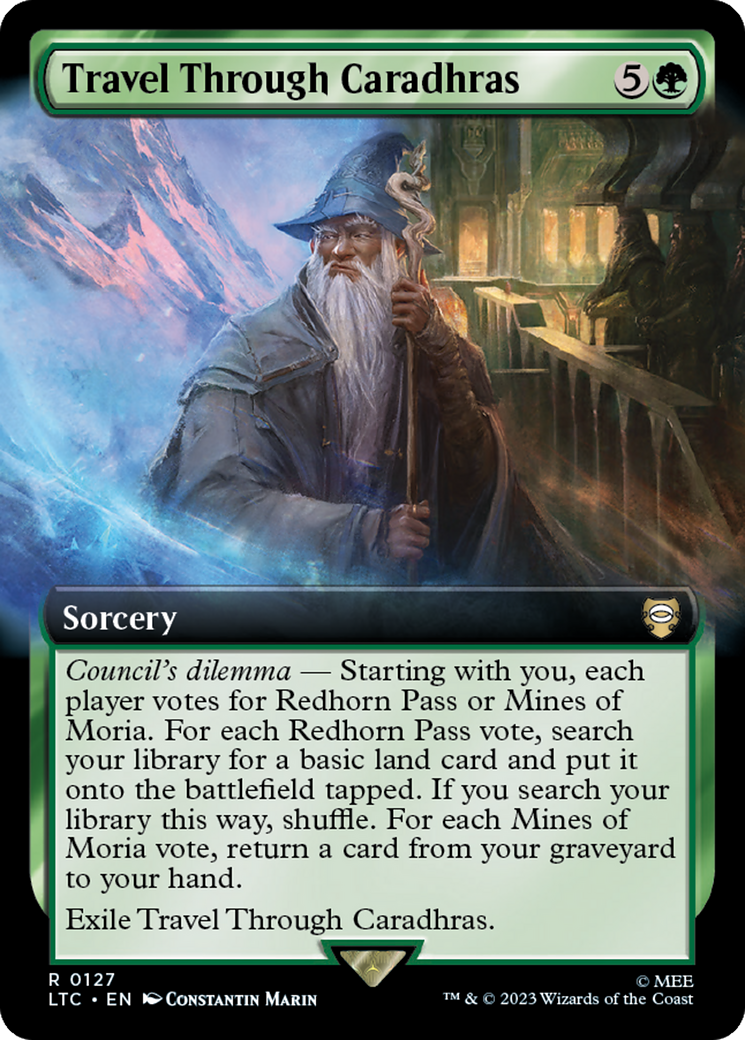 Travel Through Caradhras (Extended Art) [The Lord of the Rings: Tales of Middle-Earth Commander] | Good Games North