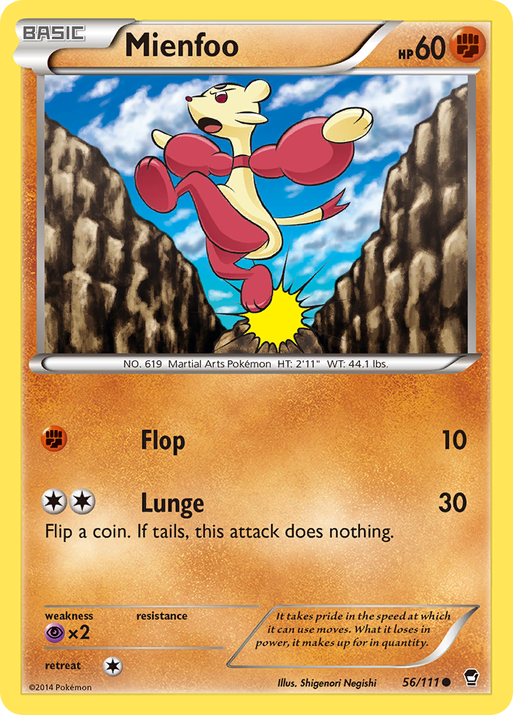 Mienfoo (56/111) [XY: Furious Fists] | Good Games North