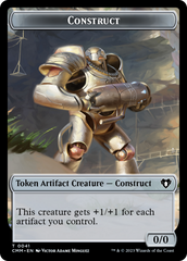 City's Blessing // Construct (41) Double-Sided Token [Commander Masters Tokens] | Good Games North