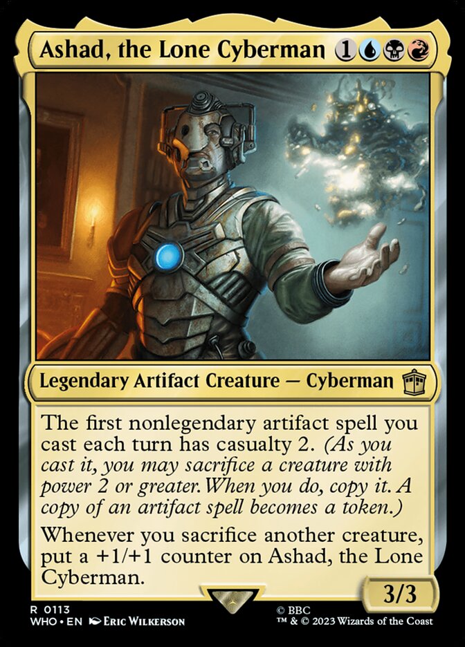 Ashad, the Lone Cyberman (Universes Beyond: Doctor Who)  - Foil | Good Games North
