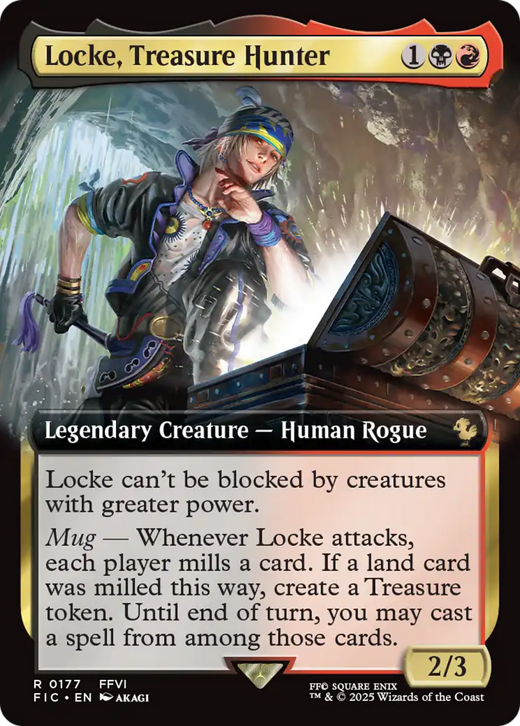 Locke, Treasure Hunter (Extended Art) [FINAL FANTASY Commander] | Good Games North