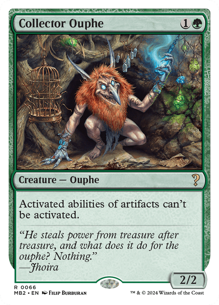 Collector Ouphe (White Border) [Mystery Booster 2] | Good Games North