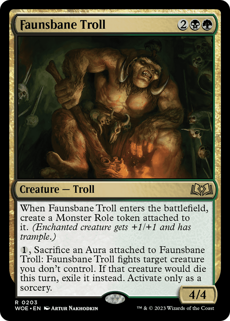 Faunsbane Troll [Wilds of Eldraine] | Good Games North