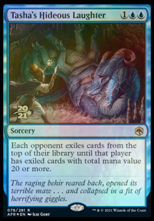 Tasha's Hideous Laughter [Dungeons & Dragons: Adventures in the Forgotten Realms Prerelease Promos] | Good Games North