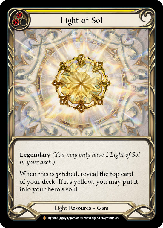 Light of Sol [DTD000] (Dusk Till Dawn)  Rainbow Foil | Good Games North