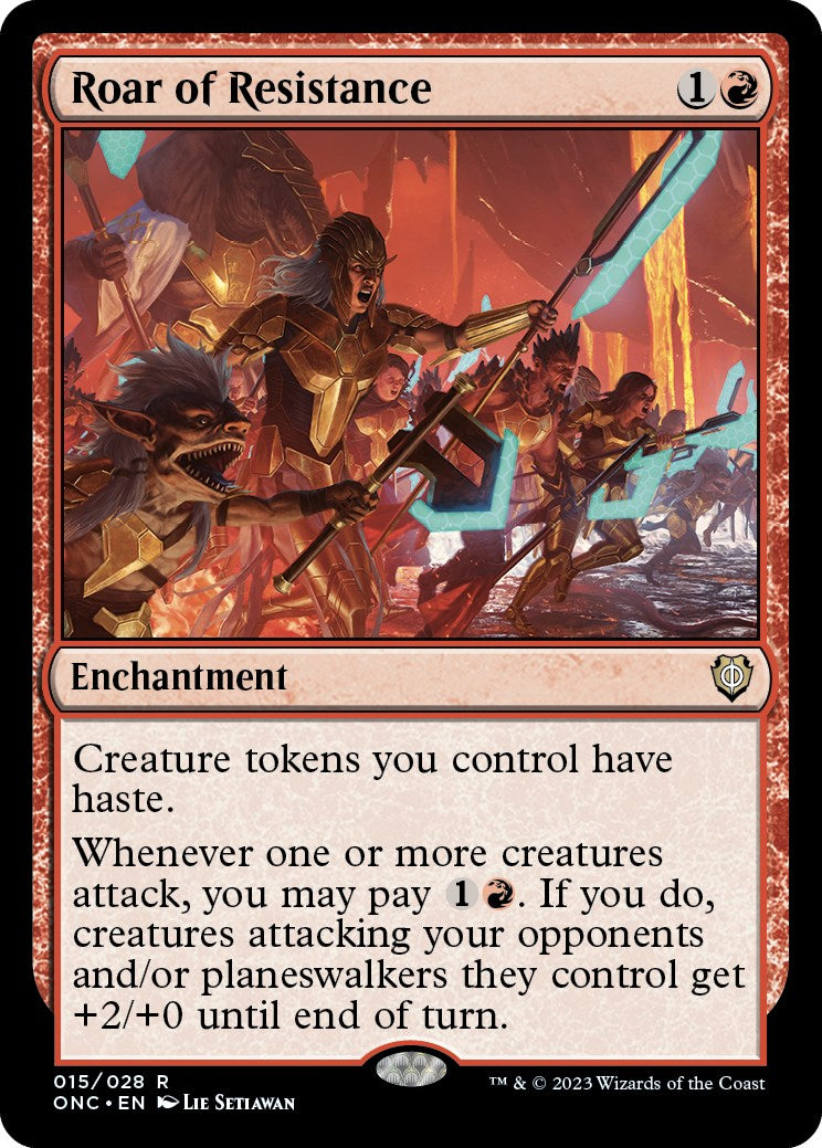 Roar of Resistance [Phyrexia: All Will Be One Commander] | Good Games North
