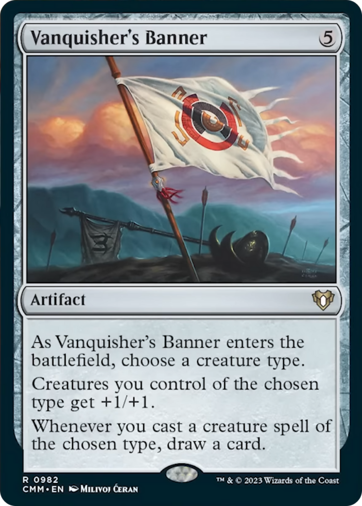 Vanquisher's Banner [Commander Masters] | Good Games North
