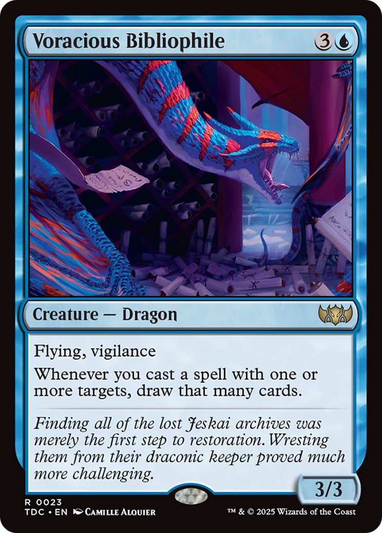 Voracious Bibliophile [Tarkir: Dragonstorm Commander] | Good Games North