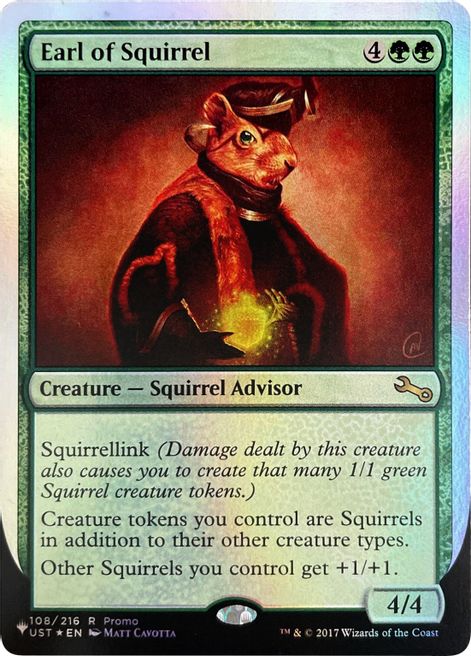 Earl of Squirrel (Unfinity Foil Edition) [The List] | Good Games North