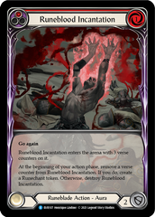 Runeblood Incantation (Red) [EVR107] (Everfest)  1st Edition Extended Art Rainbow Foil | Good Games North