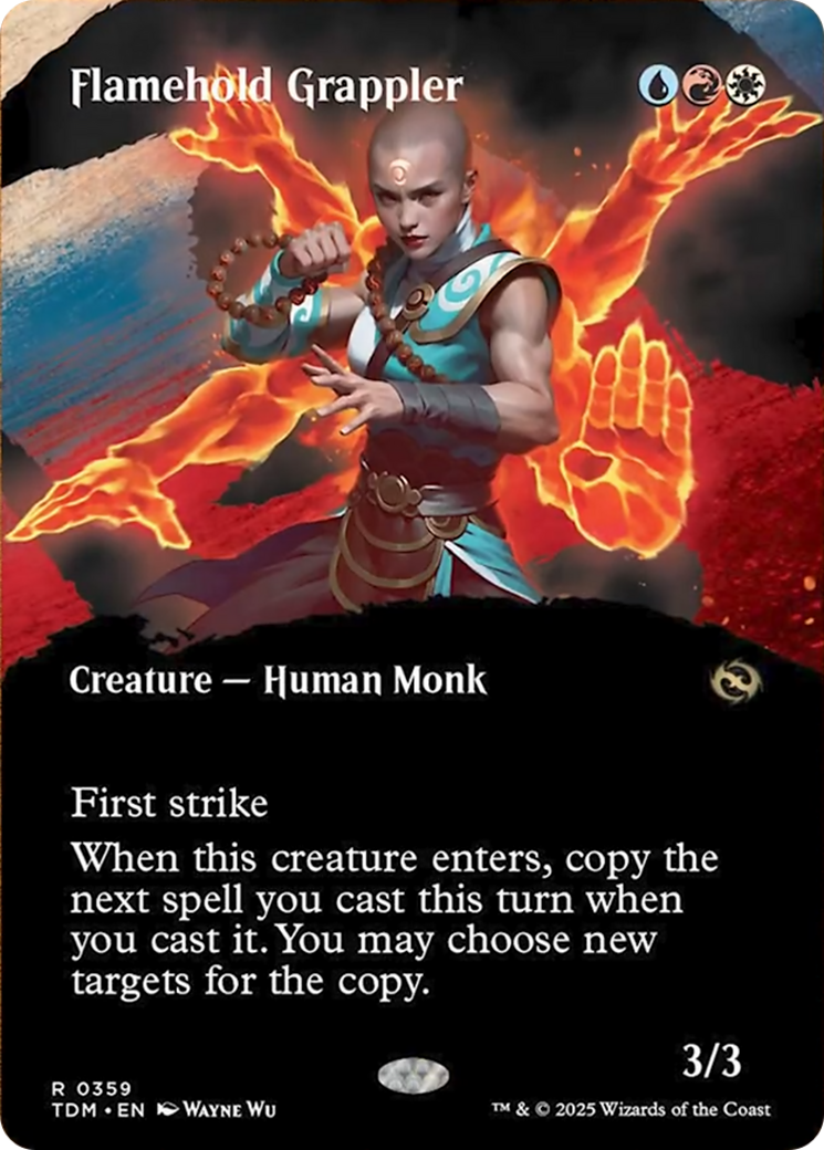 Flamehold Grappler (Borderless) [Tarkir: Dragonstorm] | Good Games North