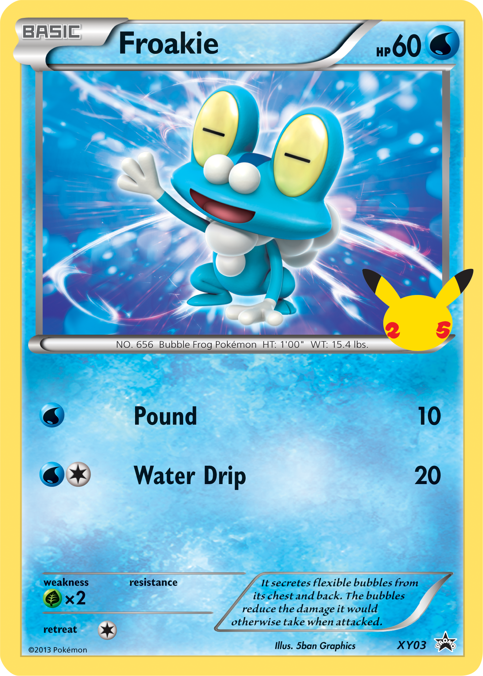 Froakie (XY03) (Jumbo Card) [First Partner Pack] | Good Games North