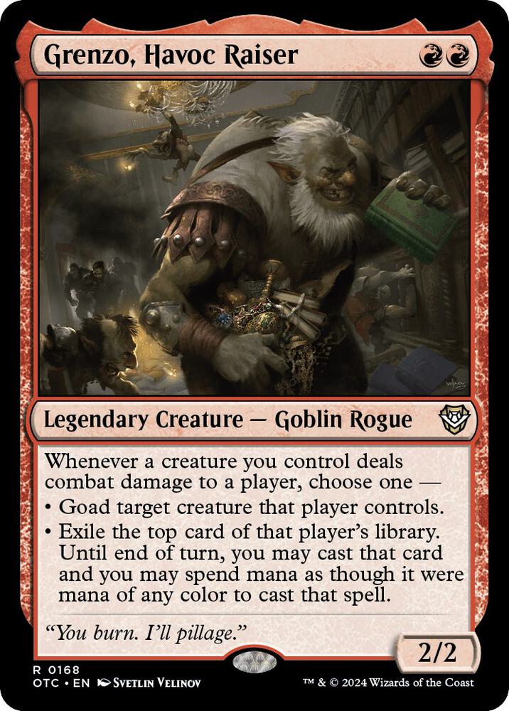 Grenzo, Havoc Raiser 168/342 (Commander: Outlaws of Thunder Junction)  | Good Games North