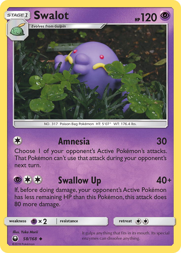 Swalot (58/168) [Sun & Moon: Celestial Storm] | Good Games North