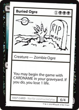 Buried Ogre (2021 Edition) [Mystery Booster Playtest Cards] | Good Games North