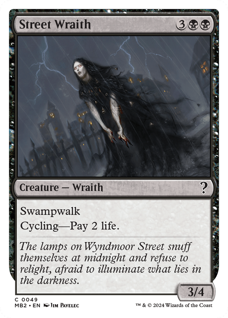 Street Wraith (White Border) [Mystery Booster 2] | Good Games North
