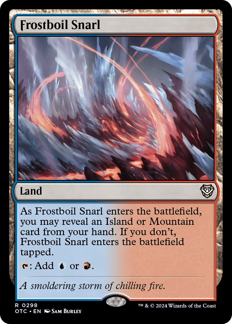 Frostboil Snarl [Outlaws of Thunder Junction Commander] | Good Games North