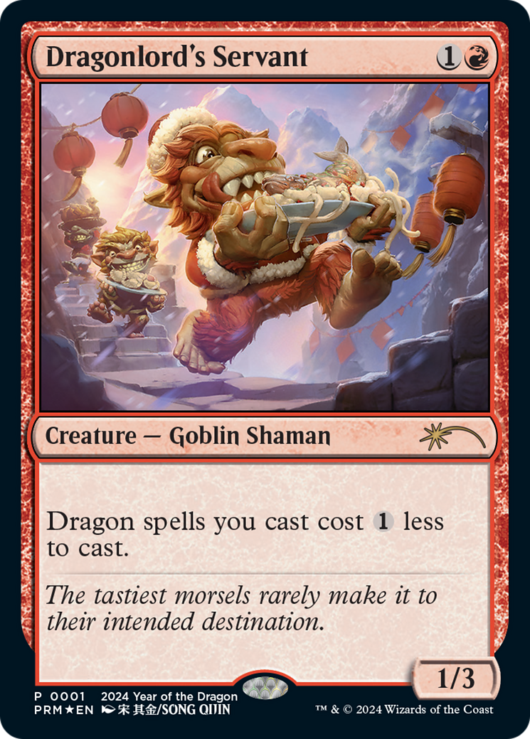 Dragonlord's Servant (Year of the Dragon 2024) [Standard Showdown Promos] | Good Games North
