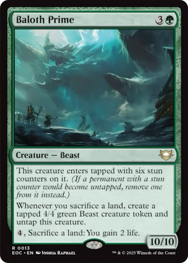 Baloth Prime [Edge of Eternities Commander] | Good Games North