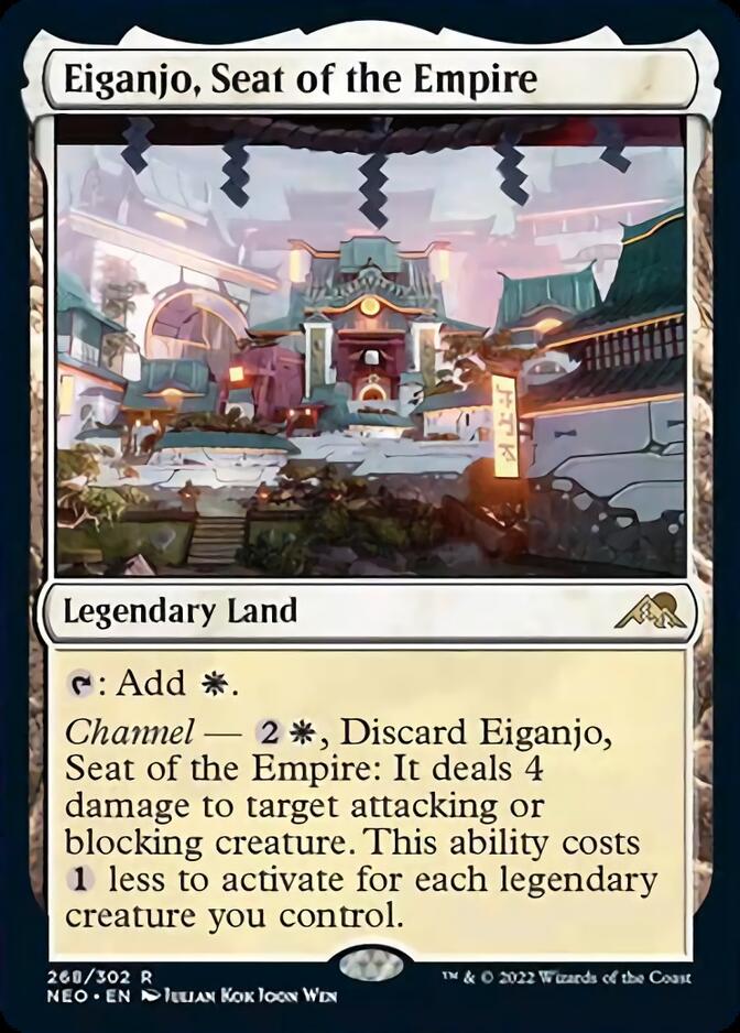 Eiganjo, Seat of the Empire [Kamigawa: Neon Dynasty] | Good Games North