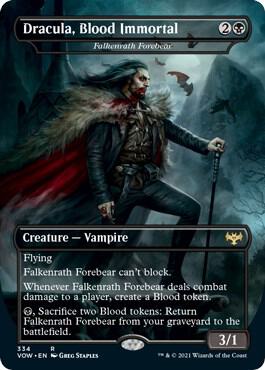 Dracula Blood Immortal Falkenrath Forebear 334 (Innistrad: Crimson Vow)  - Foil | Good Games North