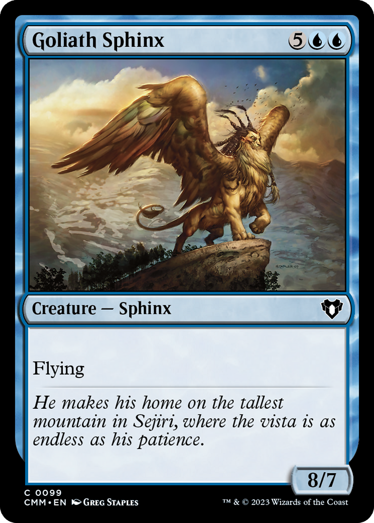 Goliath Sphinx [Commander Masters] | Good Games North