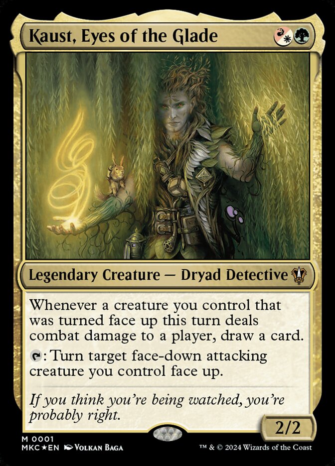 Kaust, Eyes of the Glade (Commander: Murders at Karlov Manor)  - Foil | Good Games North