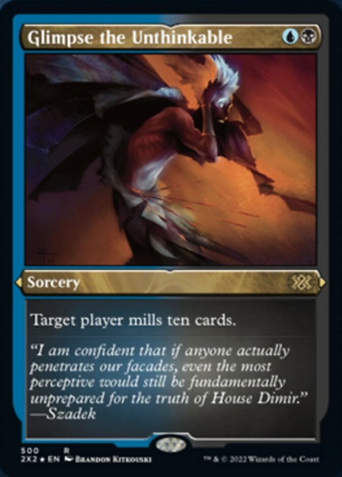 Glimpse the Unthinkable (Foil Etched) [Double Masters 2022] | Good Games North