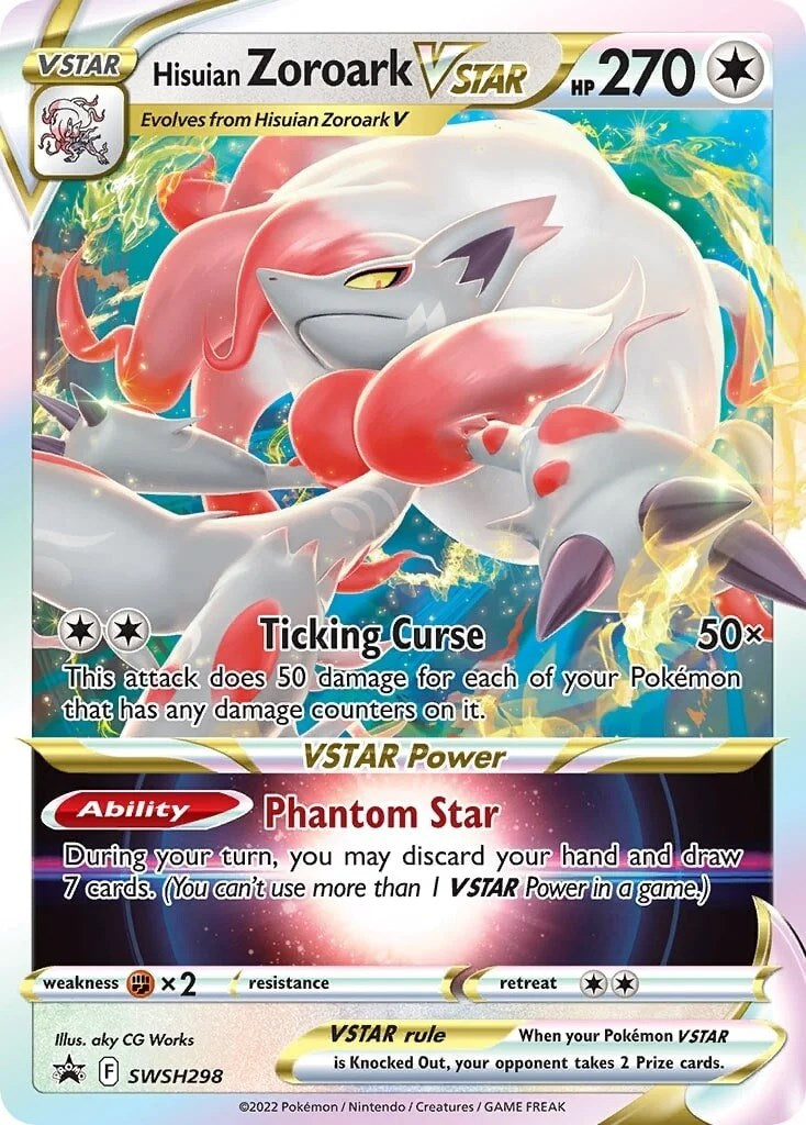 Hisuian Zoroark VSTAR (SWSH298) (Jumbo Card) [Sword & Shield: Lost Origin] | Good Games North