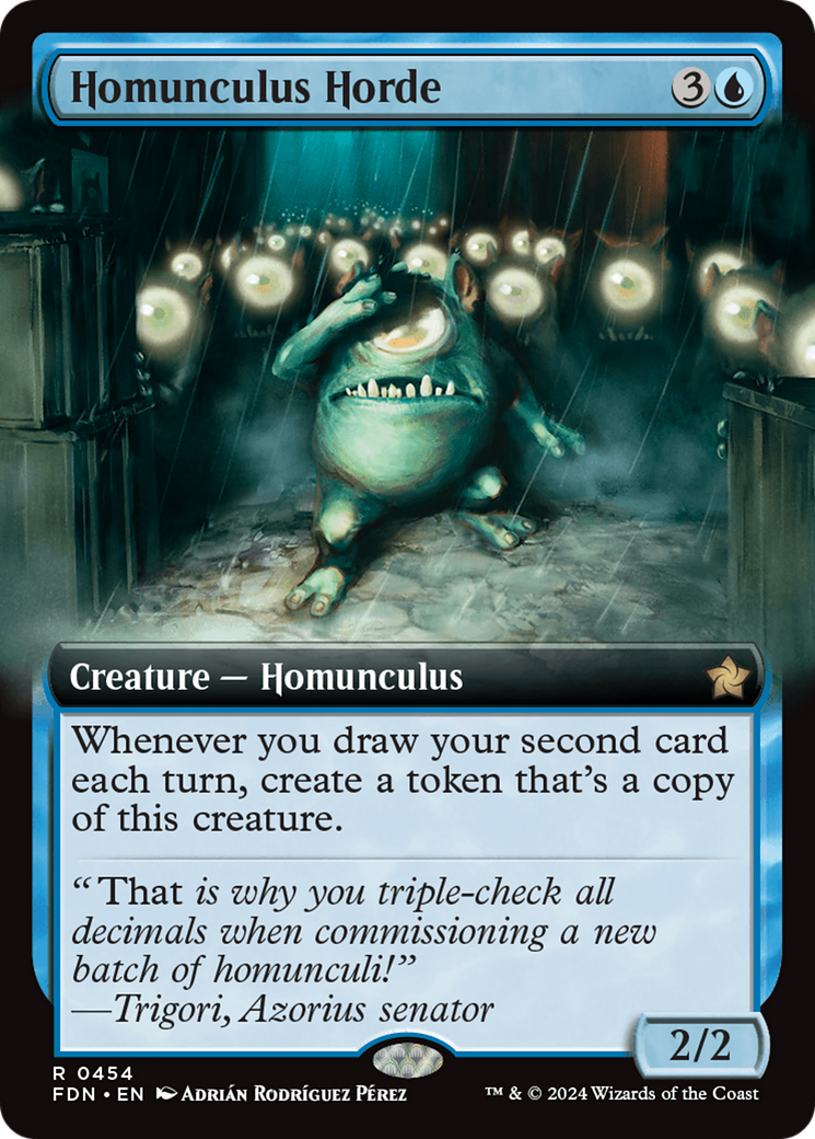 Homunculus Horde (Extended Art) [Foundations] | Good Games North