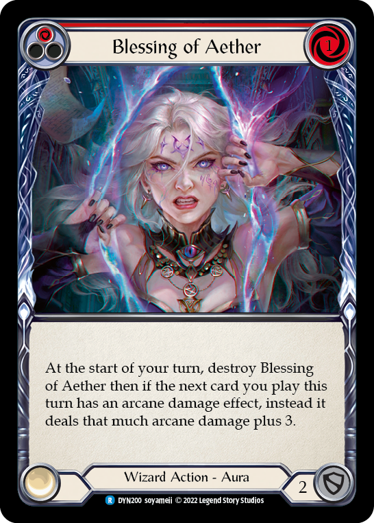 Blessing of Aether (Red) [DYN200] (Dynasty) | Good Games North