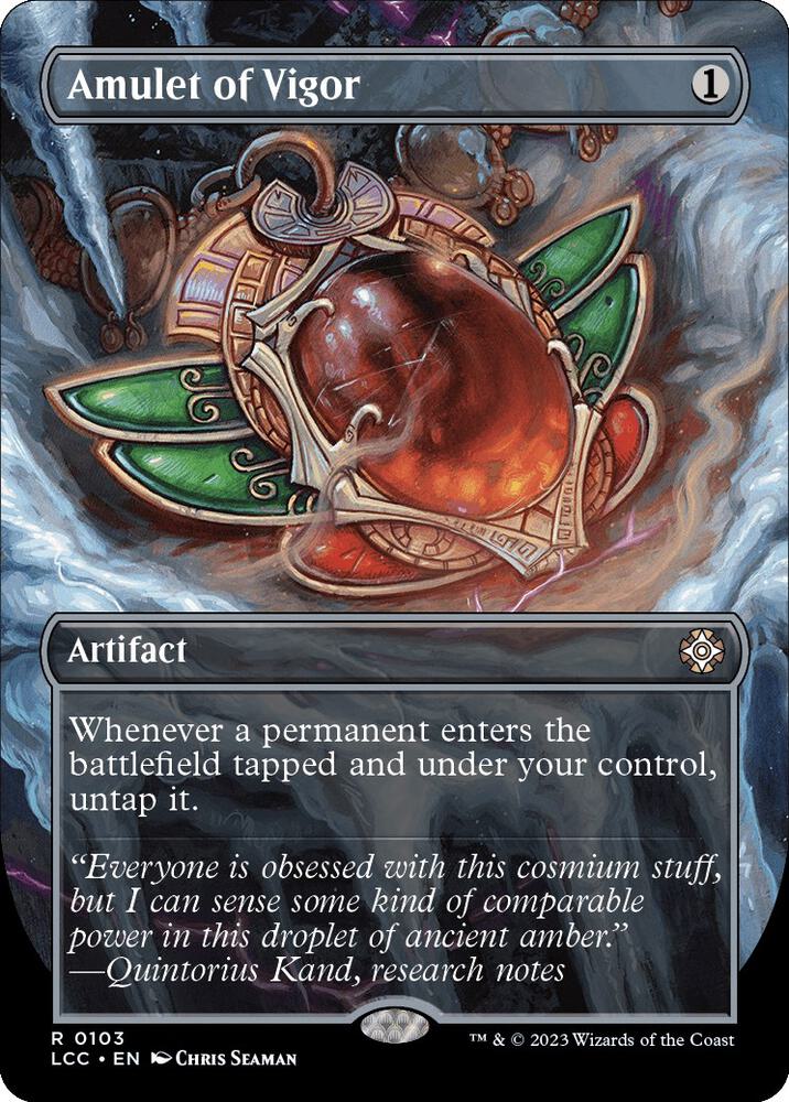 Amulet of Vigor 103/370 (Commander: The Lost Caverns of Ixalan)  - Borderless | Good Games North