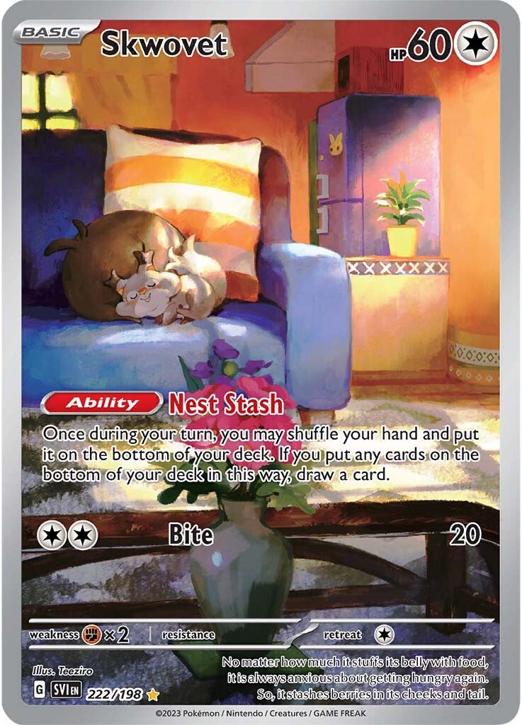Skwovet (222/198) [Scarlet & Violet: Base Set] | Good Games North