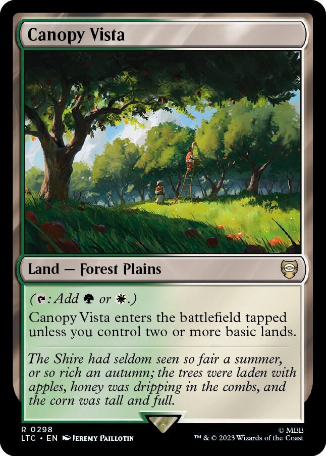 Canopy Vista (Commander: The Lord of the Rings: Tales of Middle-earth)  | Good Games North
