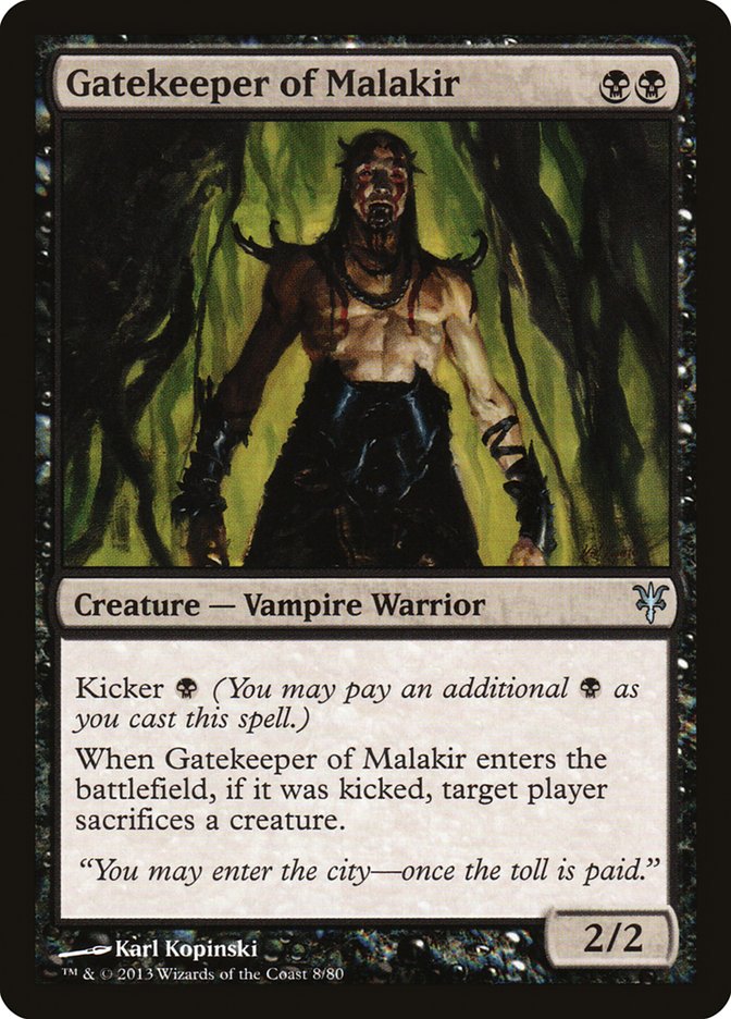 Gatekeeper of Malakir [Duel Decks: Sorin vs. Tibalt] | Good Games North