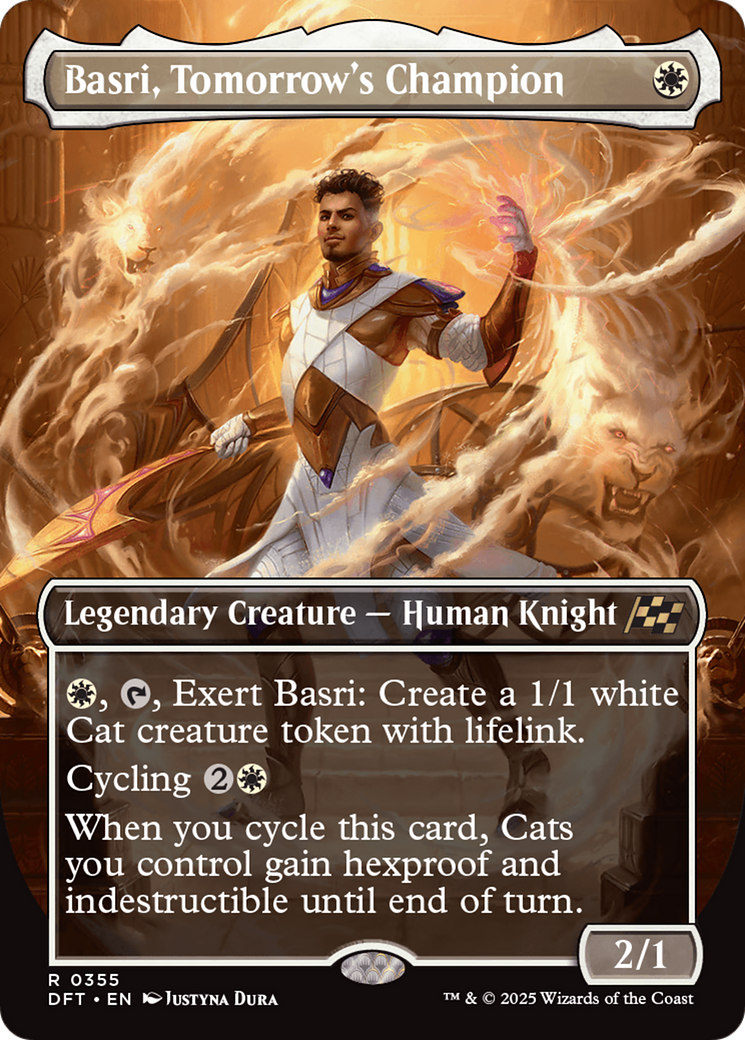Basri, Tomorrow's Champion (Borderless) [Aetherdrift] | Good Games North