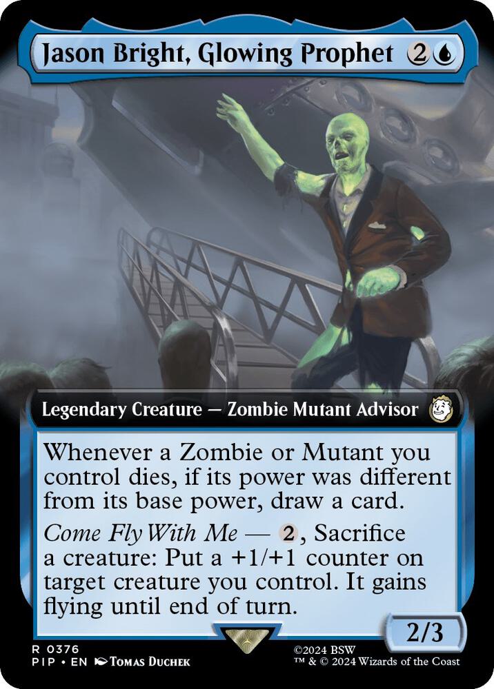 Jason Bright Glowing Prophet Extended Art 376 (Universes Beyond: Fallout)  | Good Games North