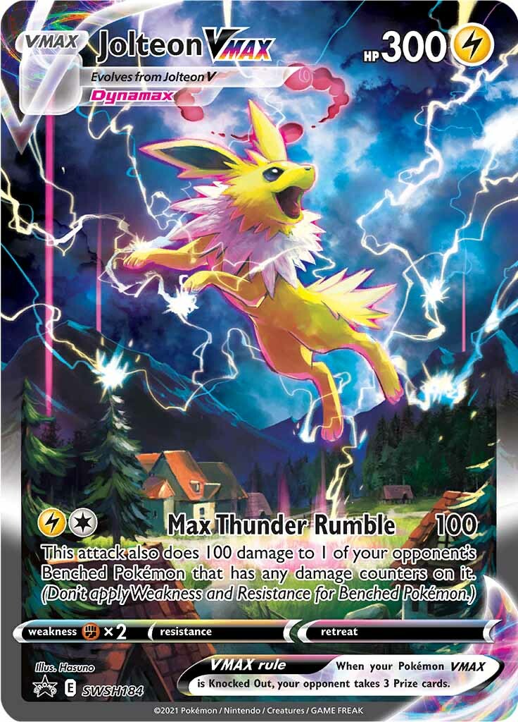 Jolteon VMAX (SWSH184) [Sword & Shield: Black Star Promos] | Good Games North