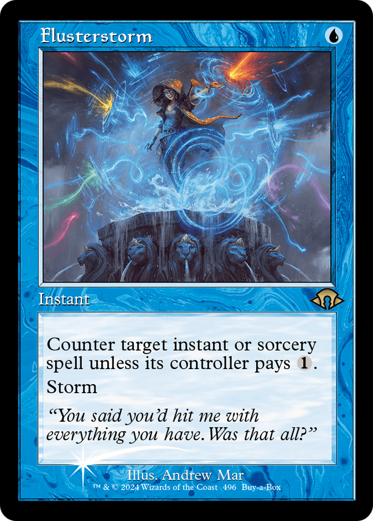 Flusterstorm (Retro Frame) [Modern Horizons 3 Prerelease Promos] | Good Games North