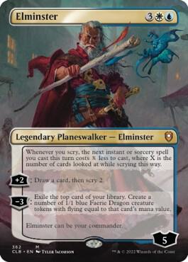 Elminster Borderless 362 (Commander Legends: Battle for Baldur's Gate)  - Foil | Good Games North