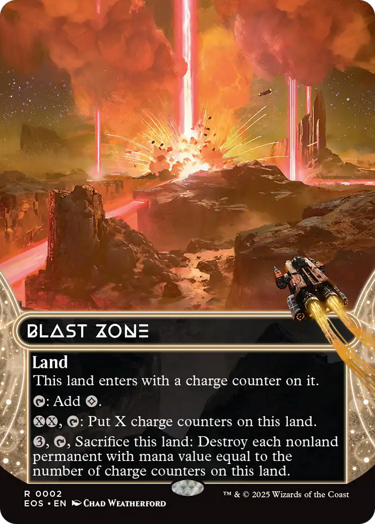 Blast Zone (0002) (Borderless) [Edge of Eternities: Stellar Sights] | Good Games North