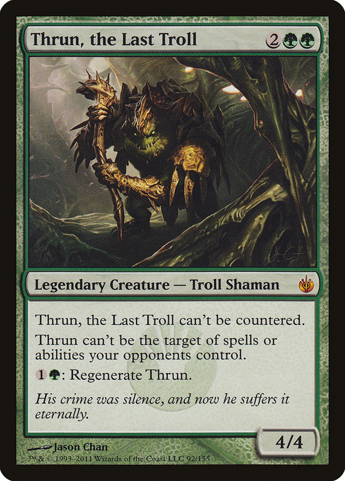 Thrun, the Last Troll 92/155 (Mirrodin Besieged)  | Good Games North