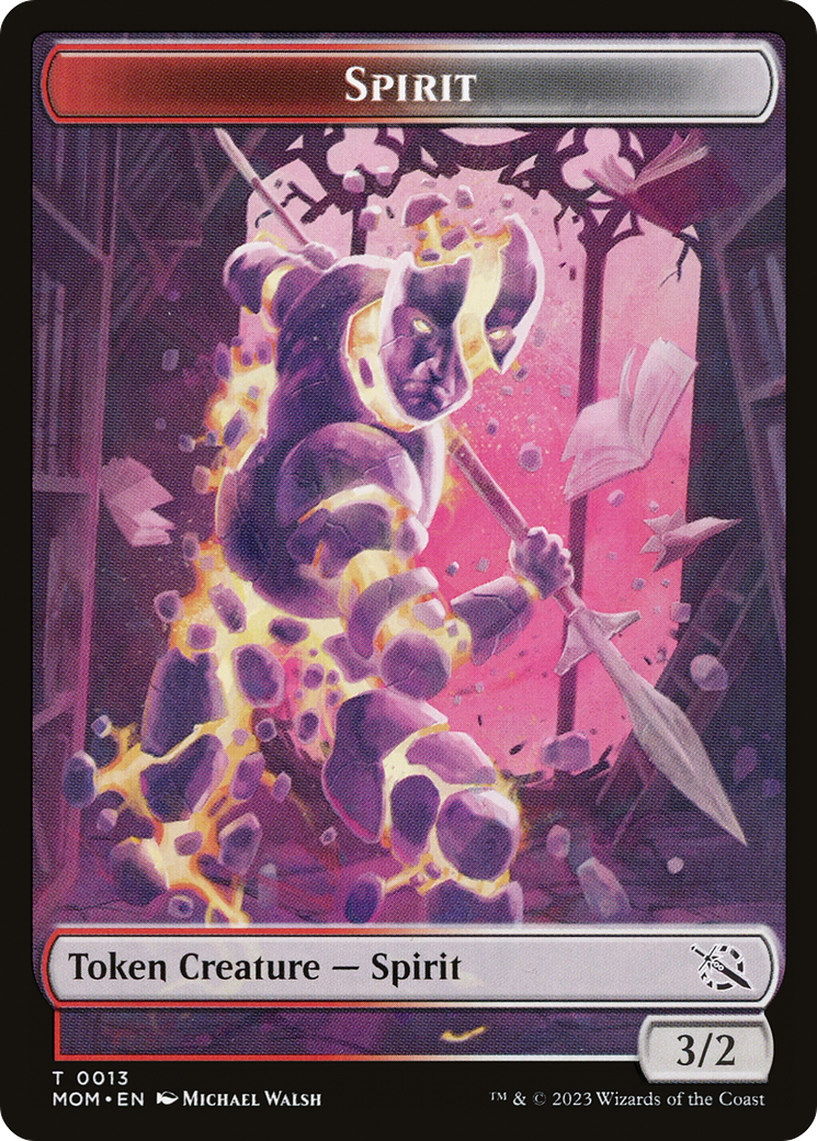 Elemental (09) // Spirit (13) Double-Sided Token [March of the Machine Tokens] | Good Games North