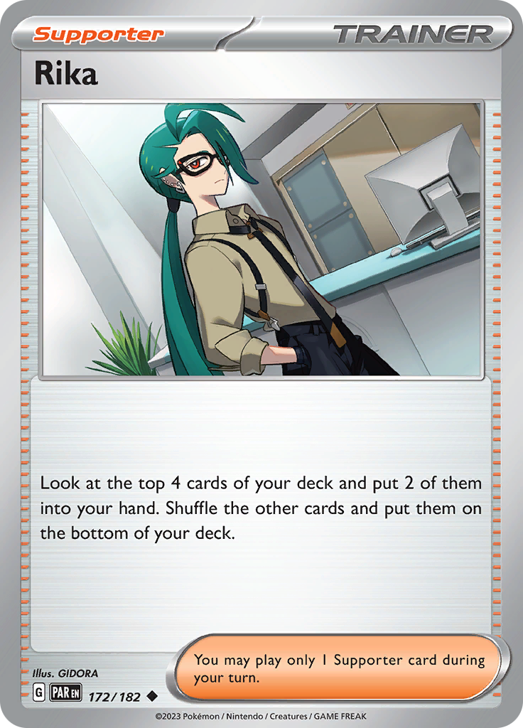 Rika (172/182) [Scarlet & Violet: Paradox Rift] | Good Games North